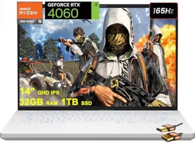 Asus ROG Zephyrus G14 Gaming Laptop 14" QHD+ 165Hz 500nits