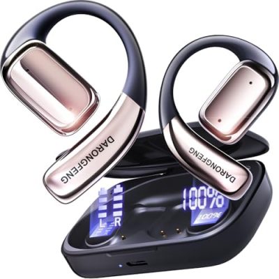 Open Ear Wireless Bluetooth Headphones, Pain-Free Air Conduction Ear Buds