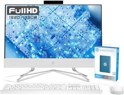 HP All-in-One Desktop Computer, 21.5" 1080P FHD Display, 32GB RAM,