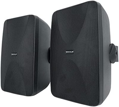 Rockville 2 WET-6525B 6.5" 70V Commercial Indoor/Outdoor Wall Speakers in