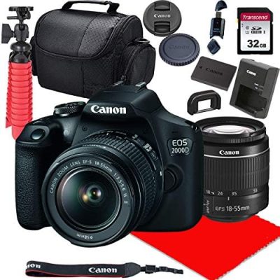 Canon EOS 2000D / Rebel T7 DSLR Camera w/ 18-55mm