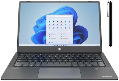 Gateway Touchscreen 14.1"" FHD Laptop in Metallic Black Intel Core