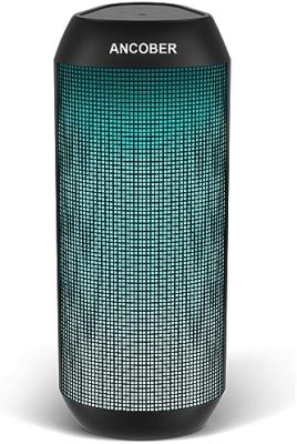 Bluetooth Speaker, Wireless Portable, HD Stereo Sound,with Cool Dynamic LED