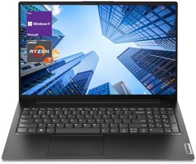 Lenovo V-Series V15 Business Laptop, 15.6" FHD Display, AMD Ryzen