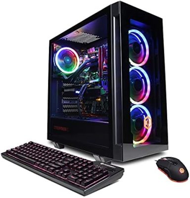 CyberpowerPC Gamer Xtreme VR Gaming PC, Intel i7-11700KF 3.6GHz, GeForce