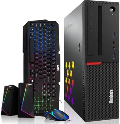 Lenovo Desktop PC Gaming Bundle - Intel Core i7, 16GB
