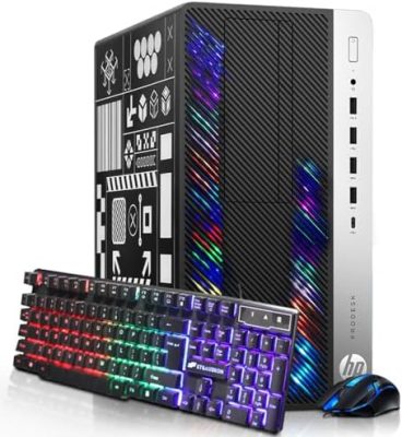 HP RGB Gaming Desktop Computer, Intel Quad Core I5-6500 up