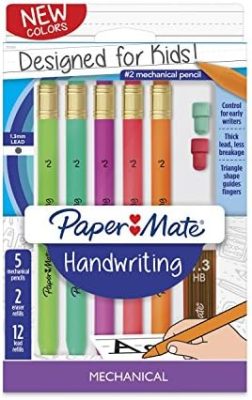 Paper Mate Handwriting Triangular Mechanical Pencil Set with Lead &