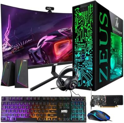 TechMagnet Gaming Desktop PC, Intel i5 4th Gen, Zeus Pro