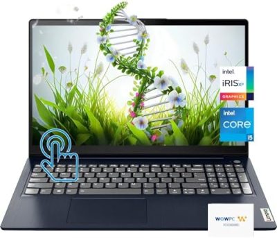 Lenovo IdeaPad 3 Laptop, 15.6" FHD Touchscreen, Intel Core i5-1155G7