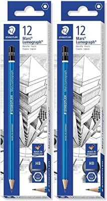 STAEDTLER Mars 100-HB LUMOGRAPH Pencil HB - Box of 12