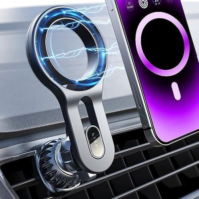LISEN for iPhone 16 MagSafe Car Mount, [Quick Install] Magnetic