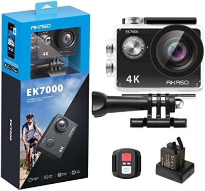 AKASO EK7000 4K30FPS 20MP WiFi Action Camera with EIS Ultra