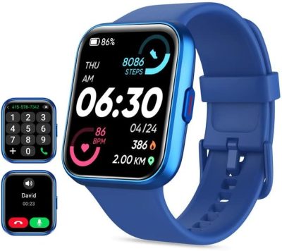 Smart Watch for Men Women(Call Receive/Dial), Alexa Built-in, 1.8" Touch