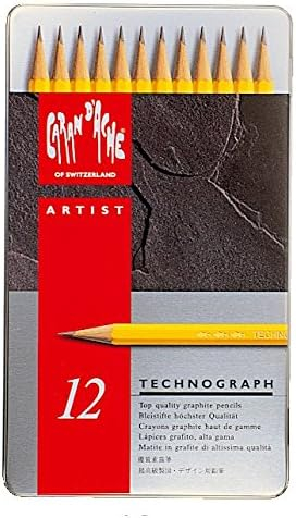 Caran d’Ache – Technograph Graphite Drafting Pencil Set 12 (777.312)