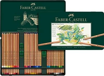 Faber-Castel pitt pastel Colouring pencil set of 60, 60 Count