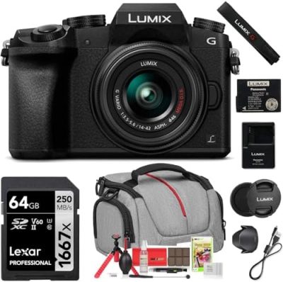 Panasonic LUMIX G7 Interchangeable Lens 4K Ultra HD DSLM Camera