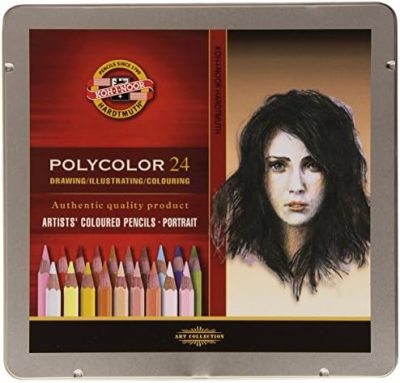 Koh-I-Noor Polycolor Portrait Artist's Coloured Pencils (Set of 24)