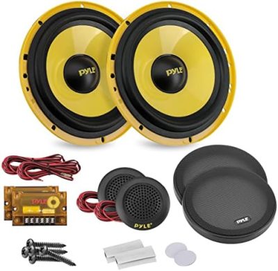 Pyle 2 Way Custom Component Speaker System - 6.5” 400