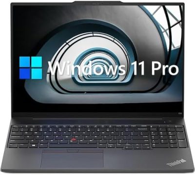 Lenovo ThinkPad E16 Business Laptop, 16" WUXGA Display, AMD Ryzen
