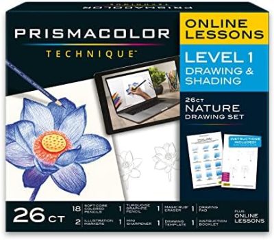 Prismacolor Technique, Art Supplies and Digital Art Lessons, Nature Drawing