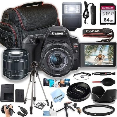 Canon EOS Rebel SL3 DSLR Camera w/EF-S 18-55mm F/4-5.6 STM