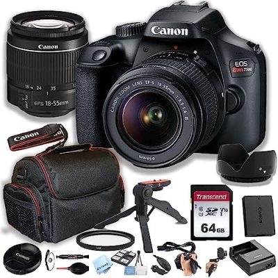 Canon EOS Rebel T100 (EOS 4000D) DSLR Camera w/EF-S 18-55mm
